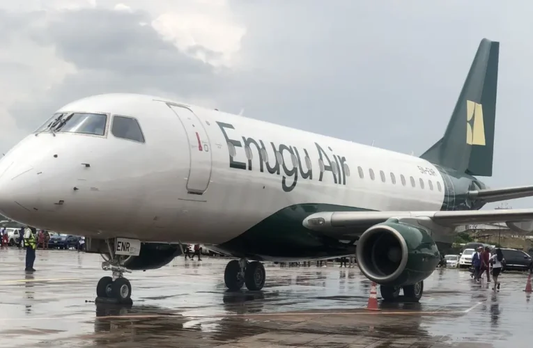 JUST IN: Enugu Air Aircraft Skids Off Runway at Benin Airport 