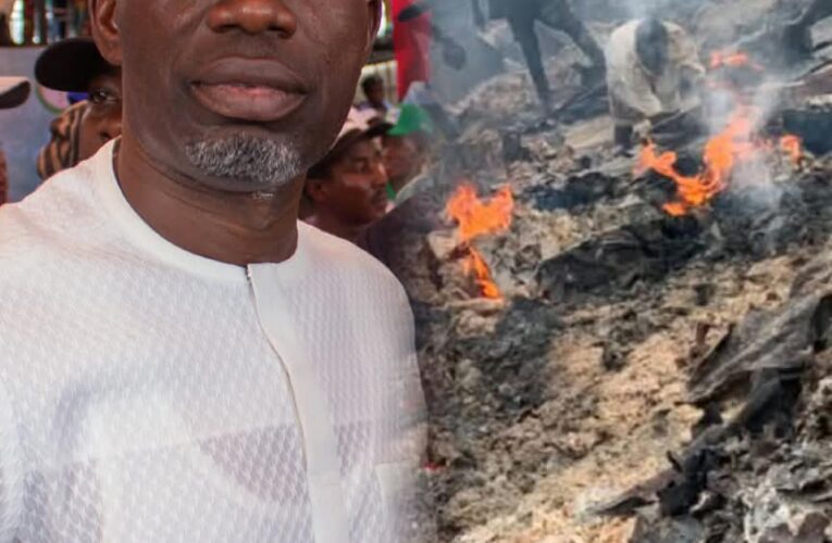 Agboworin Sympathises With Victims Of Oranyan Market Fire, Urges Security And Support For Traders