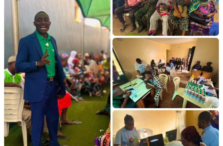 Alternative Medicine: Over 200 Ibadan residents receive free treatment at Deway Natural Healthcare Mission