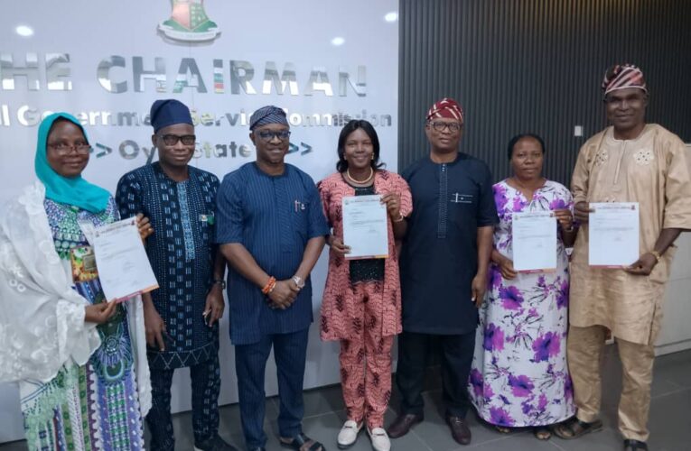 Oyo LGSC releases 1,535 promotion letters to staff across 33 LGs 