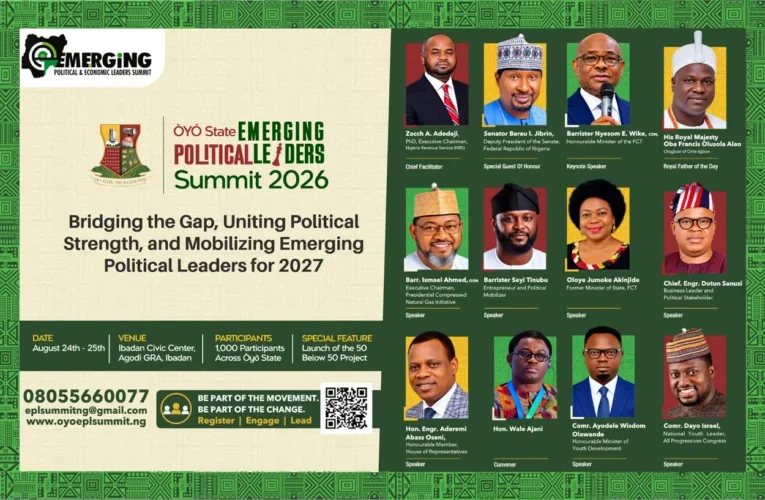 FG Endorses Ọ̀yó Emerging Political Leaders Summit, Calls on Youth to ‘organize without dividing’ ahead of 2027 Election