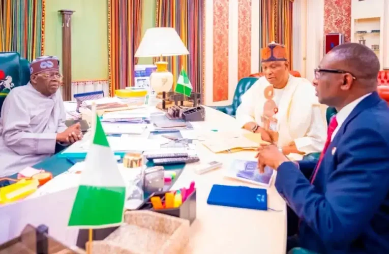 Tinubu Meets EFCC Chairman, Housing Minister Over Disposal Of Seized Properties