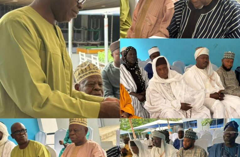 Jubril Dotun Sanusi Receives Ibadan Chief Imam, Top Islamic Scholars Ahead of Yorubaland Muslim Conference