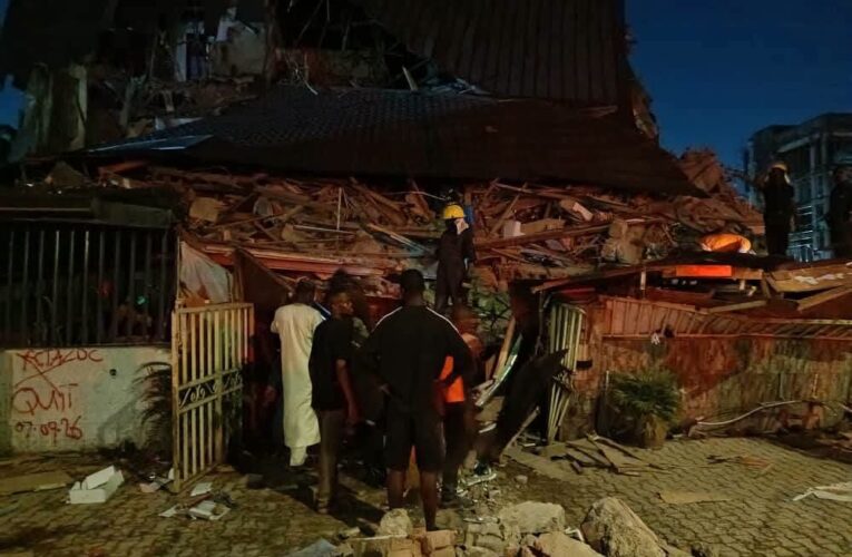 BREAKING: Building Collapses in Wuse Zone 4, Abuja; Rescue Operation Underway*