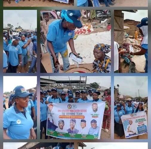 2027: SMS Mobilization Sisters Take TNA Campaign to Streets, Declare “O Tó Gé” in Oyo Federal Constituency