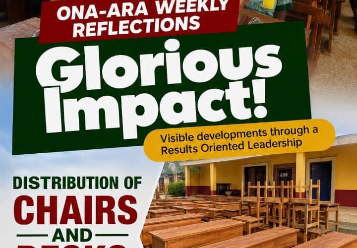 Dr. Glorious Provides Chairs, Desks For Public Schools, Motorcycles For Security In Ona-Ara