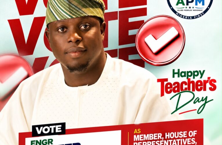 Teachers’ Day: Engr. Toheeb Adegoke Adlat Hails Teachers As Nation-Builders